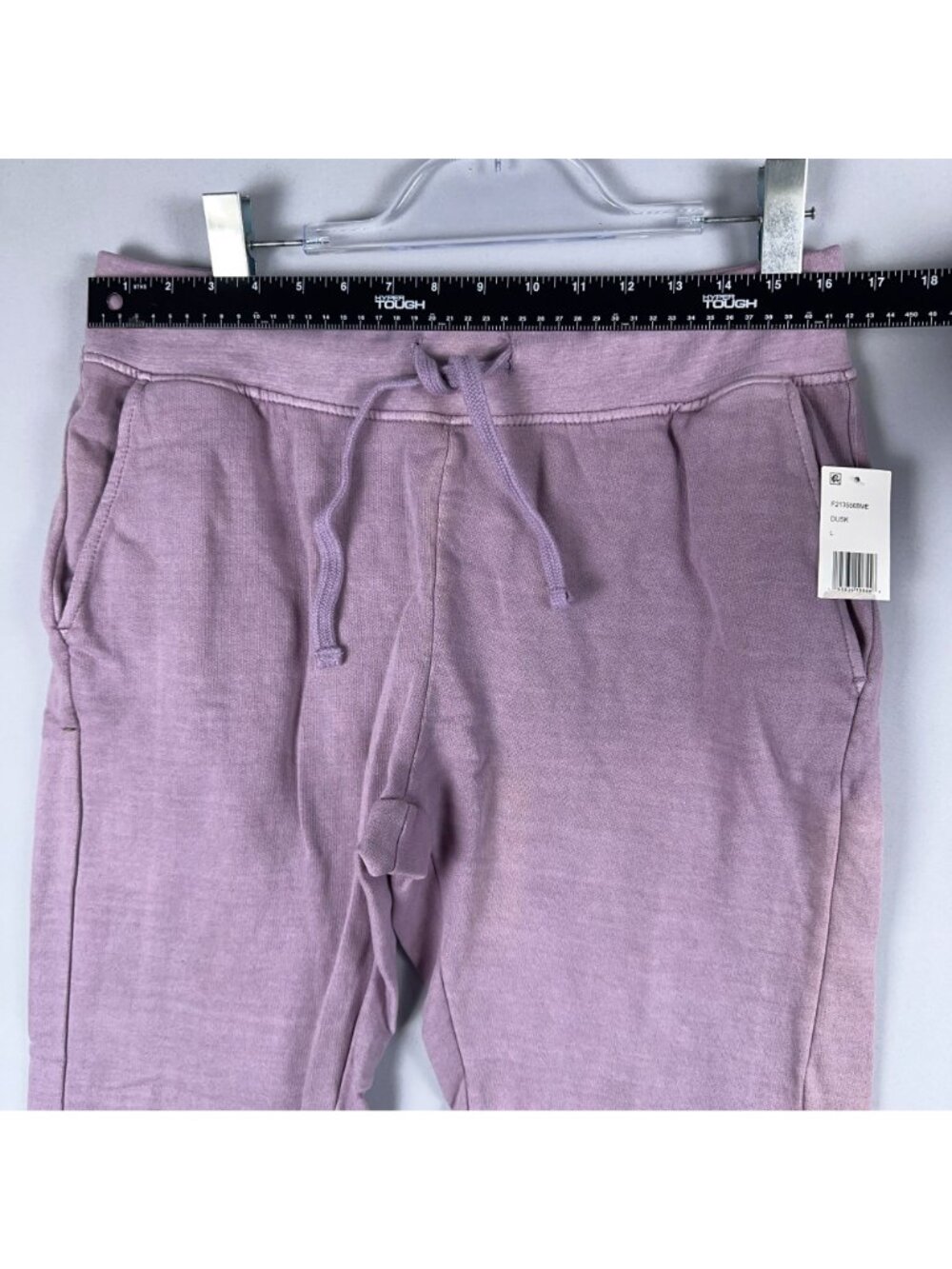 Weatherproof Sweatpants Size Large Vintage Lavender Jogger Drawstring Waistband - Picture 8 of 12